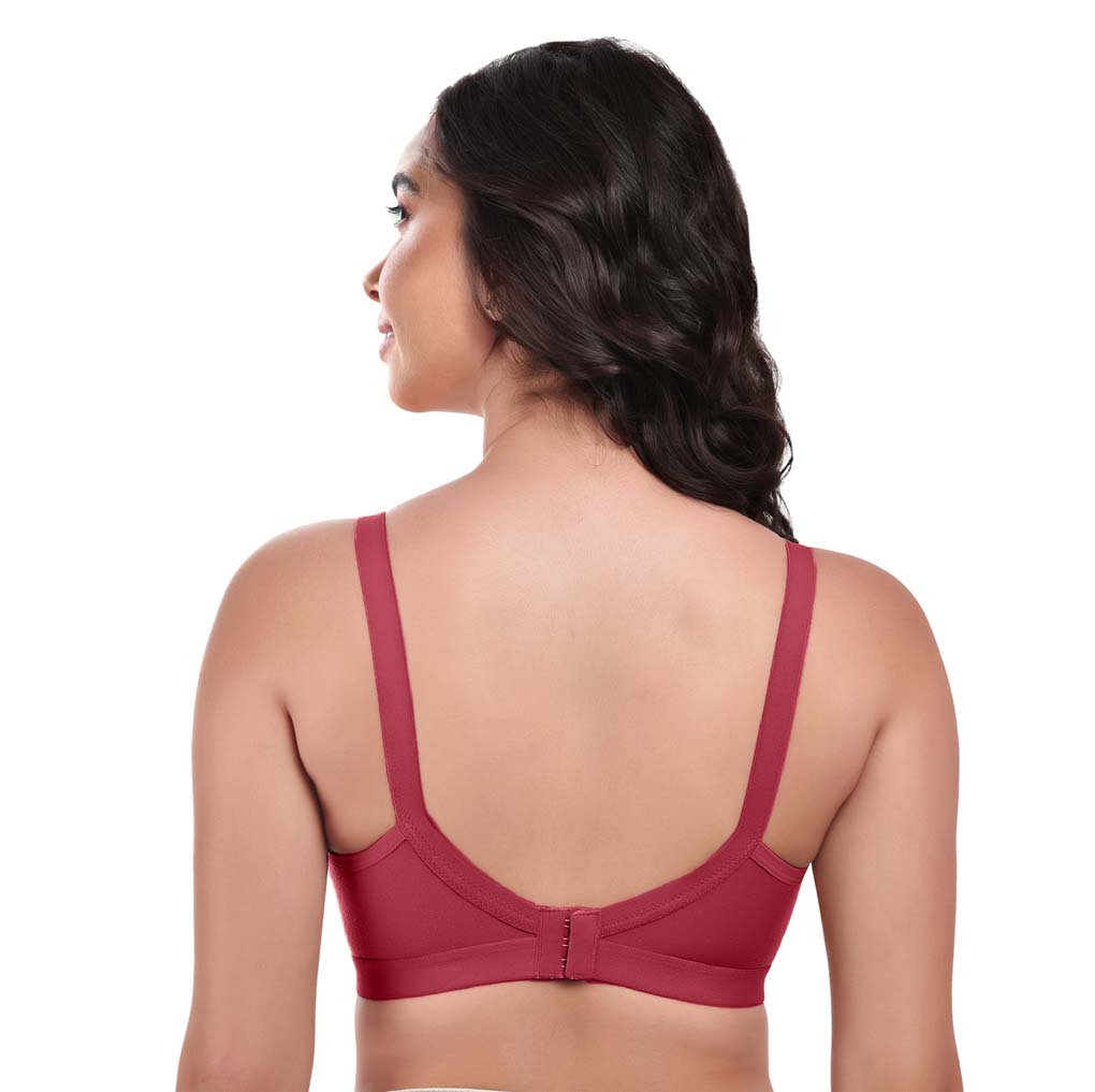 Non-Padded Bra for Women & Girls – Pack of 3 (Gold, Onion, Maroon) - GSN Store