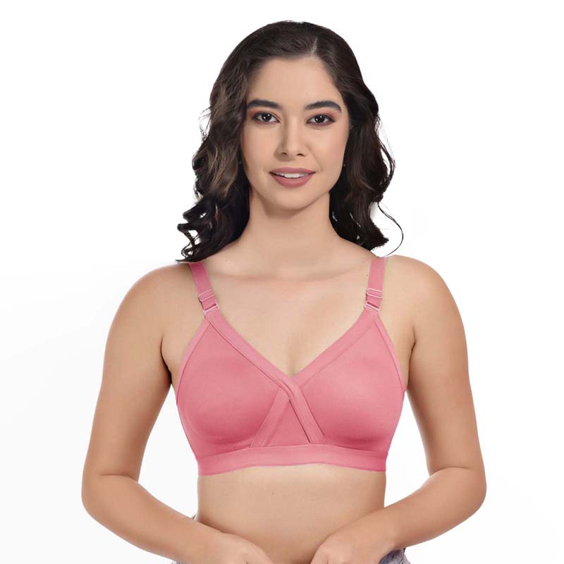 Cross Non Padded Bra For Womens & Girls Pack of 3