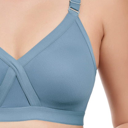 Cross Non Padded Bra For Womens & Girls Pack of 3